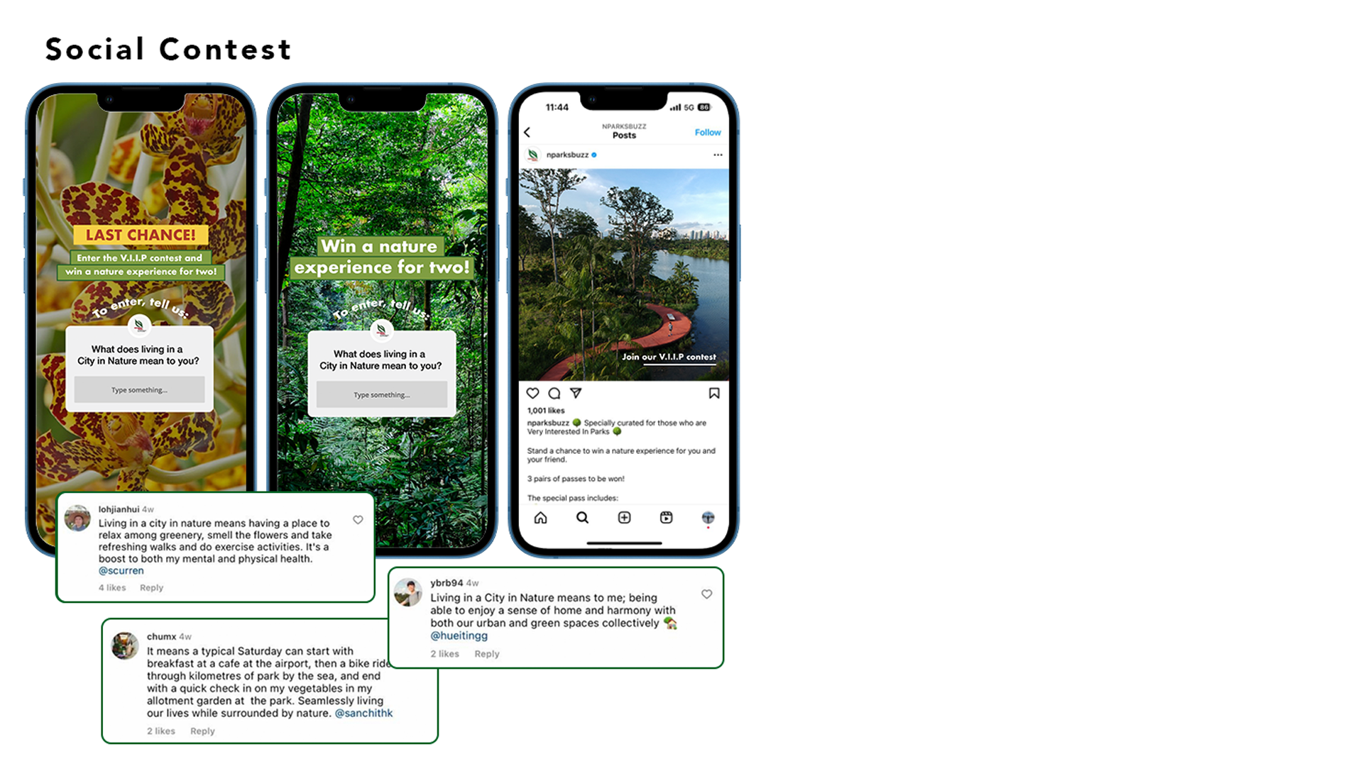 NParks social contest creative